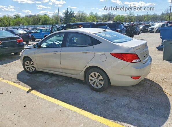 KMHCT4AE2GU983560 2016 HYUNDAI ACCENT Beige Tył lewy