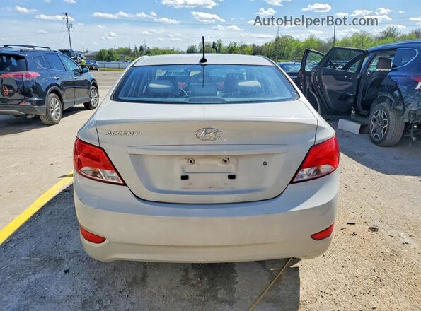 KMHCT4AE2GU983560 2016 HYUNDAI ACCENT Beige Widok z tyłu