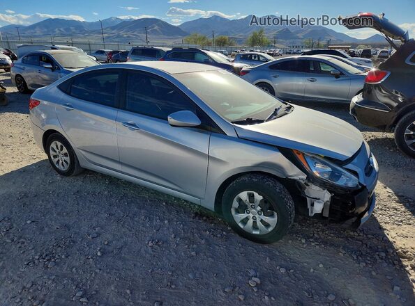 KMHCT4AE3GU161074 2016 HYUNDAI ACCENT Серебряный Передняя правая четверть