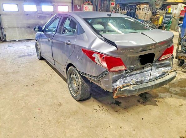 KMHCT4AE3HU204345 2017 HYUNDAI ACCENT Gray Задня ліва чверть