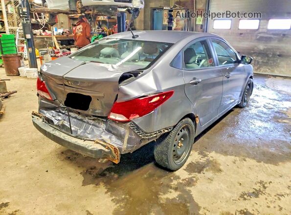 KMHCT4AE3HU204345 2017 HYUNDAI ACCENT Gray Задня права чверть