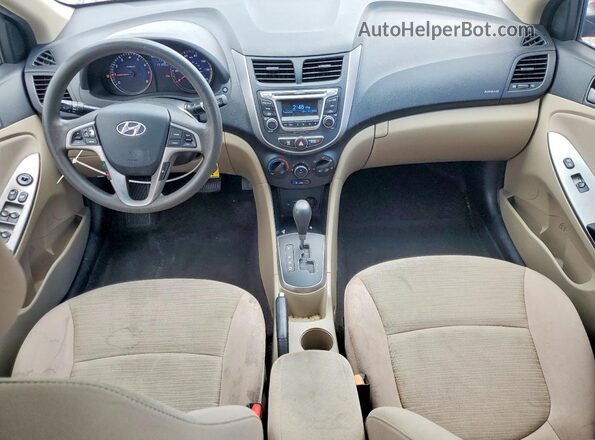 KMHCT4AE3HU343536 2017 HYUNDAI ACCENT Красный Вид панели приборов