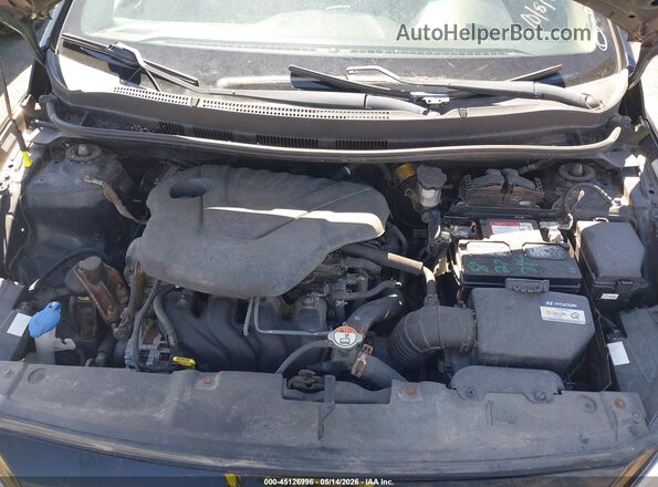 KMHCT4AE3HU355640 2017 HYUNDAI ACCENT Black Widok z tyłu