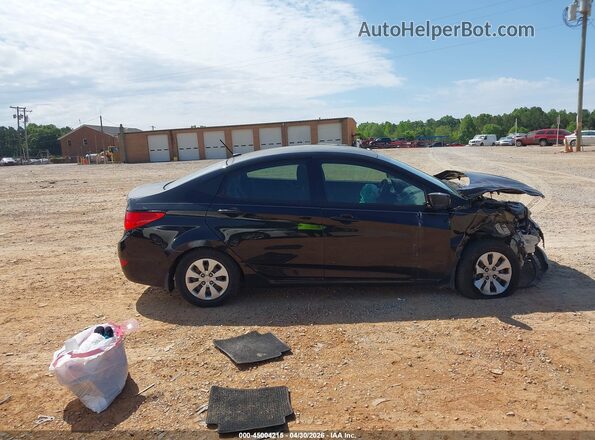 KMHCT4AE4GU075871 2016 HYUNDAI ACCENT Black Widok wnętrza 360 stopni