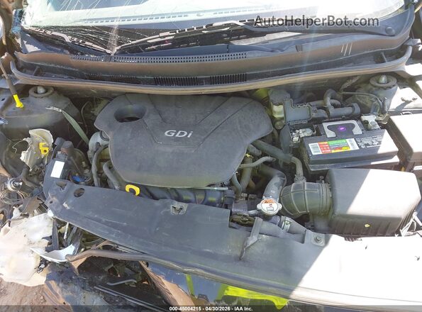 KMHCT4AE4GU075871 2016 HYUNDAI ACCENT Black Widok z tyłu