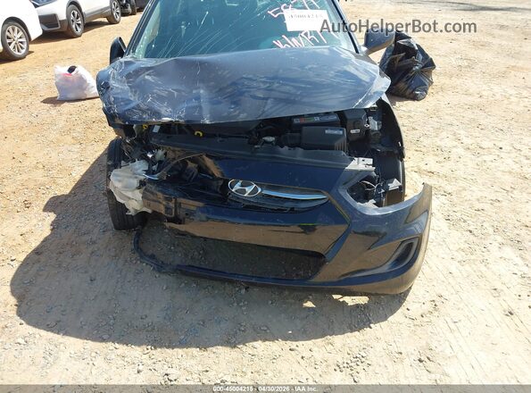 KMHCT4AE4GU075871 2016 HYUNDAI ACCENT Black Widok z przodu