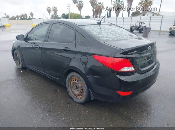 KMHCT4AE4GU144087 2016 HYUNDAI ACCENT Черный Задняя левая четверть