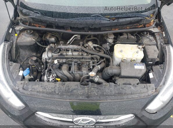 KMHCT4AE4GU144087 2016 HYUNDAI ACCENT Черный Вид сзади
