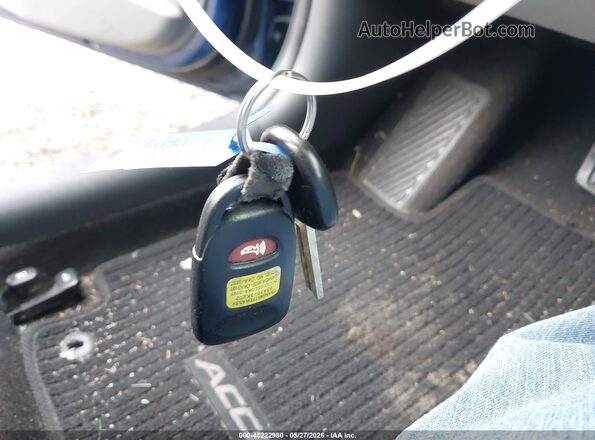 KMHCT4AE4GU145904 2016 HYUNDAI ACCENT Blue წინა პანელის ხედი