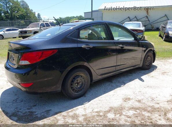 KMHCT4AE4GU165151 2016 HYUNDAI ACCENT Black Tył prawy