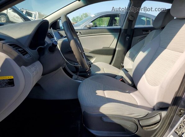 KMHCT4AE4HU271617 2017 HYUNDAI ACCENT Gray Widok wnętrza z przodu