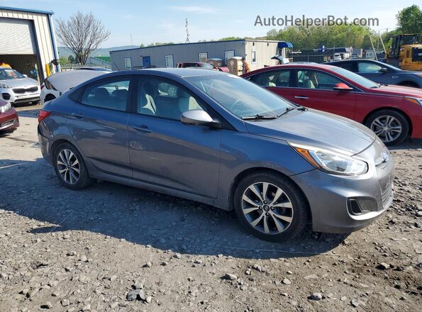 KMHCT4AE4HU271617 2017 HYUNDAI ACCENT Gray Przód prawy