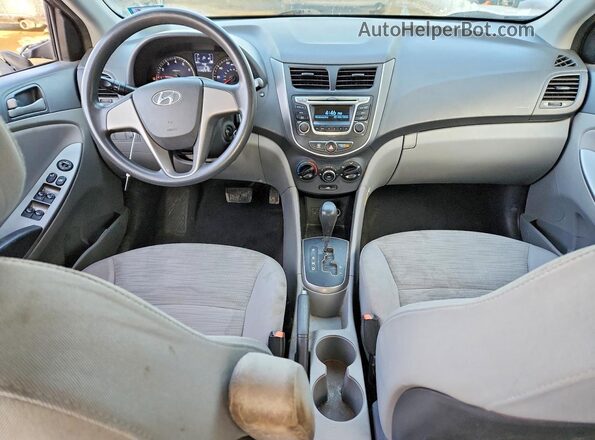KMHCT4AE4HU297831 2017 HYUNDAI ACCENT Gray Vista del salpicadero