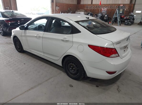 KMHCT4AE5GU074390 2016 HYUNDAI ACCENT White Tył lewy