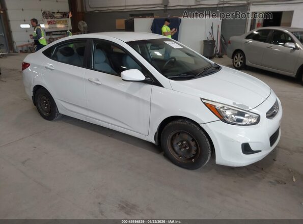 KMHCT4AE5GU074390 2016 HYUNDAI ACCENT White Przód prawy