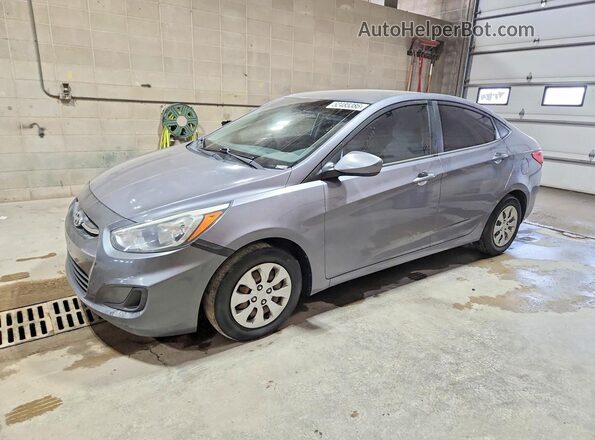 KMHCT4AE5GU075233 2016 HYUNDAI ACCENT Серый Передняя левая четверть