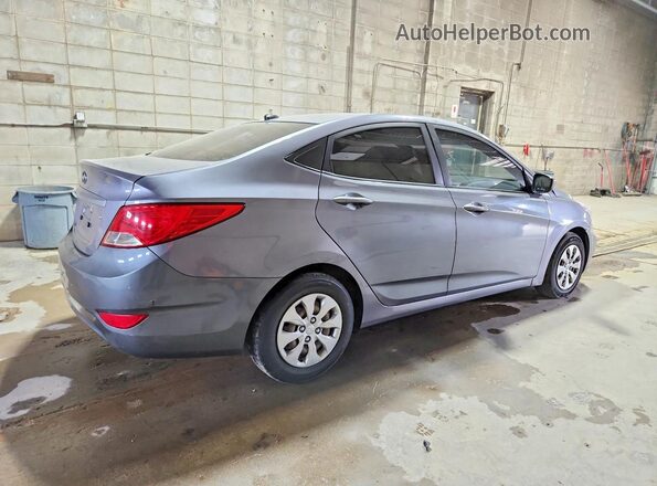 KMHCT4AE5GU075233 2016 HYUNDAI ACCENT Серый Задняя правая четверть