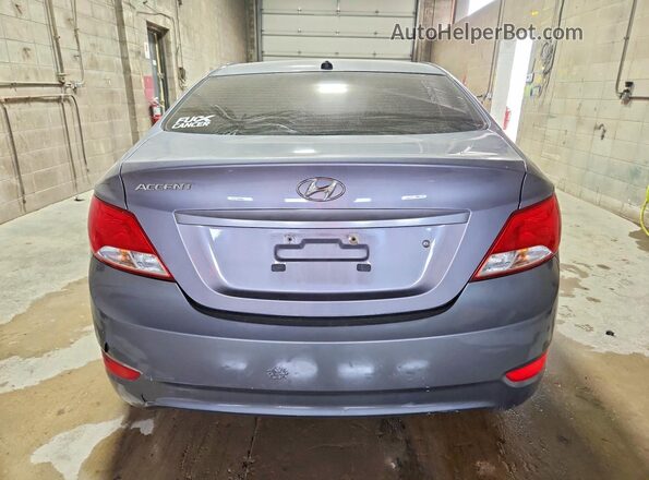 KMHCT4AE5GU075233 2016 HYUNDAI ACCENT Серый Вид сзади