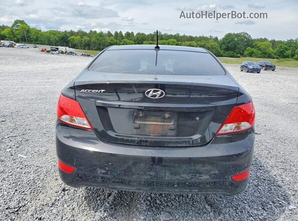 KMHCT4AE5GU082568 2016 HYUNDAI ACCENT Black Հետևի տեսք