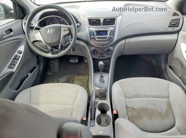KMHCT4AE5GU082568 2016 HYUNDAI ACCENT Black Առջևի վահանակի տեսք