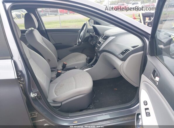 KMHCT4AE6GU030012 2016 HYUNDAI ACCENT Gray Front interior view