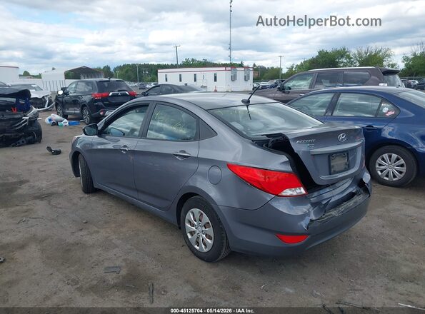 KMHCT4AE6GU030012 2016 HYUNDAI ACCENT Gray Rear left