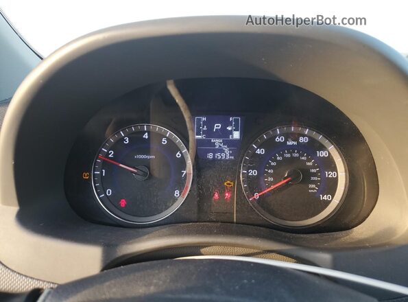 KMHCT4AE7GU014529 2016 HYUNDAI ACCENT Beige Widok zestawu wskaźników