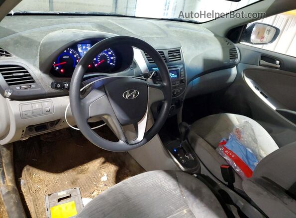 KMHCT4AE7GU061205 2016 HYUNDAI ACCENT Silver Dashboard view