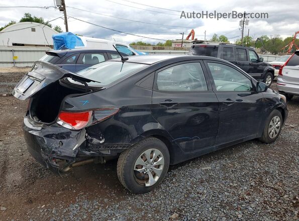KMHCT4AE7GU969122 2016 HYUNDAI ACCENT Black Tył prawy