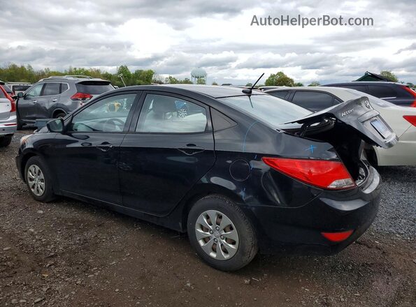 KMHCT4AE7GU969122 2016 HYUNDAI ACCENT Black Tył lewy
