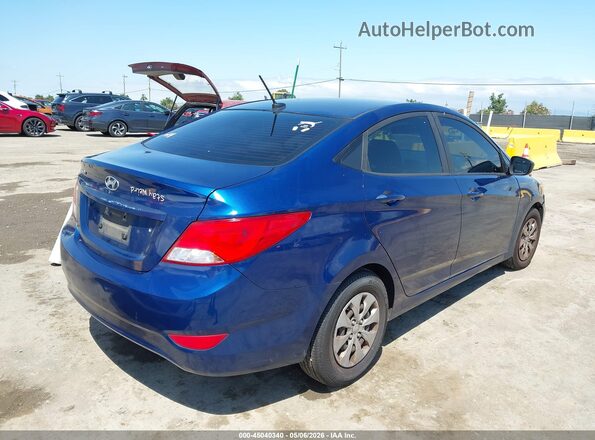 KMHCT4AE7HU272891 2017 HYUNDAI ACCENT Синий Вид спереди