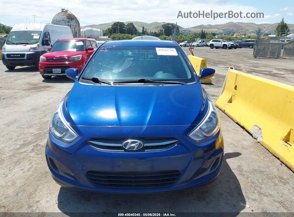 KMHCT4AE7HU272891 2017 HYUNDAI ACCENT Синий Вид щитка приборов