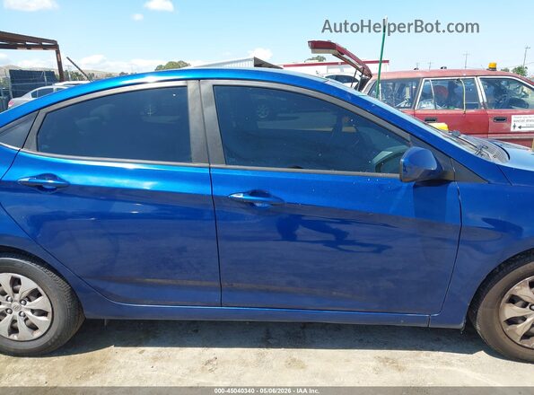 KMHCT4AE7HU272891 2017 HYUNDAI ACCENT Синий Вид задней части салона