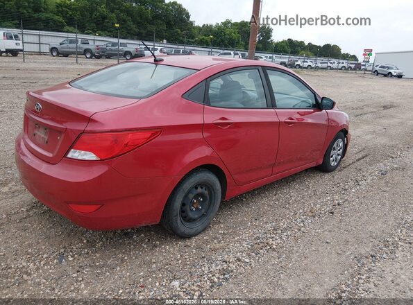 KMHCT4AE7HU298147 2017 HYUNDAI ACCENT Red Trasero derecho