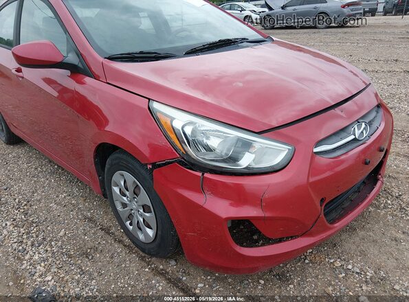 KMHCT4AE7HU298147 2017 HYUNDAI ACCENT Red Vista del cuadro de instrumentos