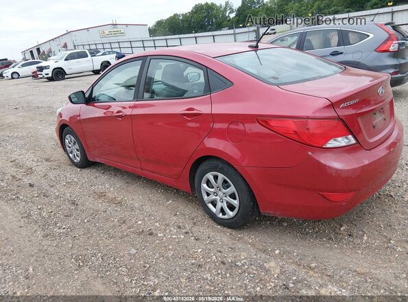 KMHCT4AE7HU298147 2017 HYUNDAI ACCENT Red Trasero izquierdo
