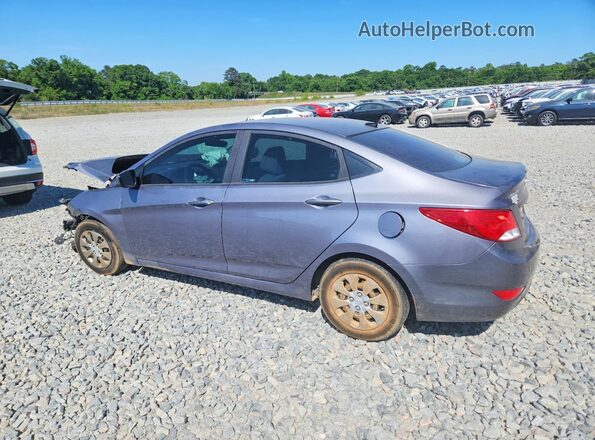 KMHCT4AE8GU091393 2016 HYUNDAI ACCENT Gray Задня ліва чверть