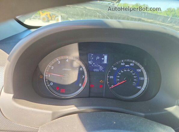 KMHCT4AE8GU091393 2016 HYUNDAI ACCENT Gray Вид щитка приладів