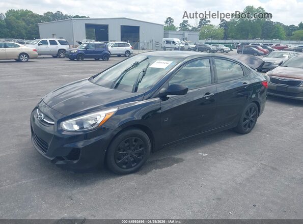 KMHCT4AE8HU246767 2017 HYUNDAI ACCENT Черный Передняя левая четверть