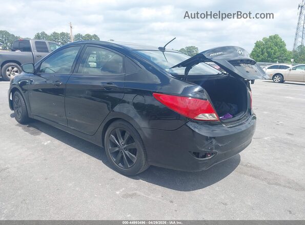 KMHCT4AE8HU246767 2017 HYUNDAI ACCENT Черный Задняя левая четверть
