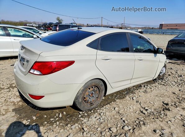 KMHCT4AE9GU010448 2016 HYUNDAI ACCENT Cream უკანა მარჯვენა