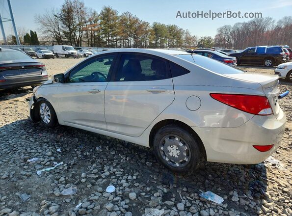 KMHCT4AE9GU010448 2016 HYUNDAI ACCENT Cream უკანა მარცხენა