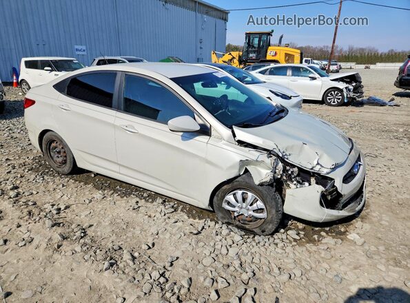 KMHCT4AE9GU010448 2016 HYUNDAI ACCENT Cream წინა მარჯვენა