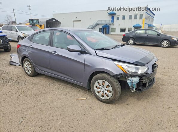 KMHCT4AE9GU121551 2016 HYUNDAI ACCENT Серый Передняя правая четверть