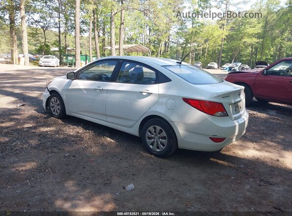 KMHCT4AE9GU979246 2016 HYUNDAI ACCENT Белый Задняя левая четверть