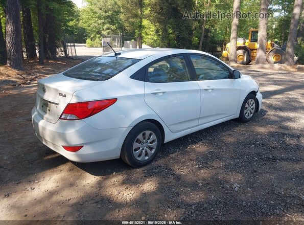 KMHCT4AE9GU979246 2016 HYUNDAI ACCENT Белый Задняя правая четверть