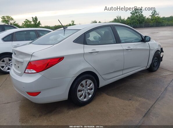KMHCT4AEXGU014234 2016 HYUNDAI ACCENT Белый Задняя правая четверть