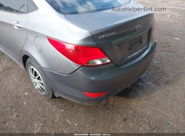 KMHCT4AEXGU099009 2016 HYUNDAI ACCENT Gray უკანა სალონის ხედი