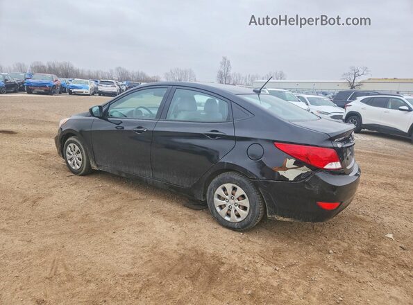 KMHCT4AEXHU380146 2017 HYUNDAI ACCENT Черный Задняя левая четверть