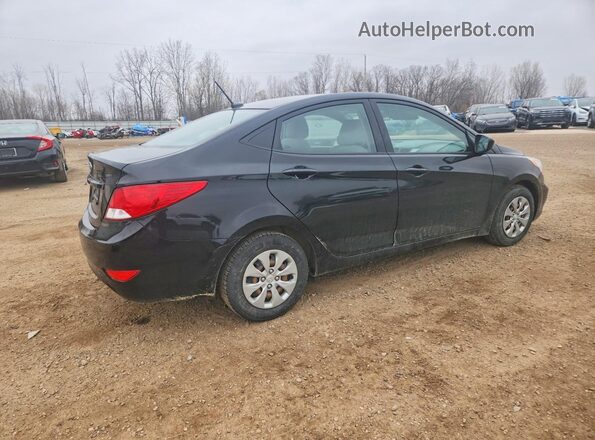KMHCT4AEXHU380146 2017 HYUNDAI ACCENT Черный Задняя правая четверть